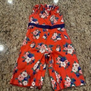 💖 Sz12-18M Janie and Jack Floral Wide Leg Romper 💖